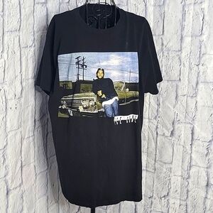 ICE CUBE‎ Black Rap Music Graphic T Shirt XL